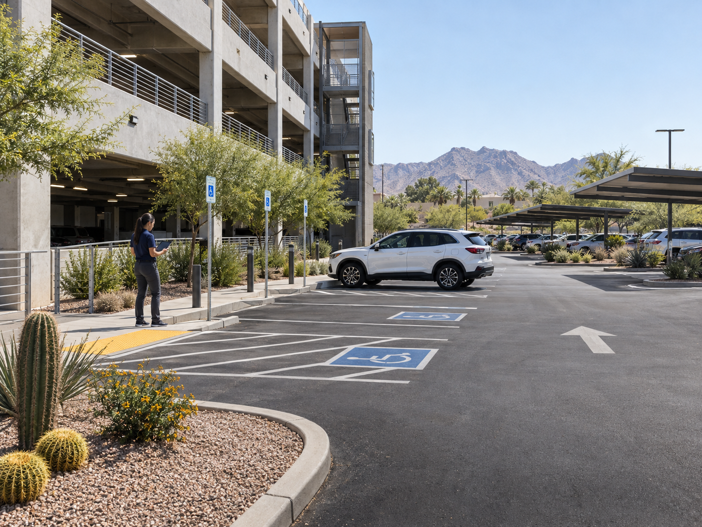 Parking operations and property context
